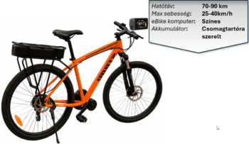 Középmotoros "LIGHT-NEW.GEN-CSOMAGTARTÓS" példa összeállítás - eBike kategória