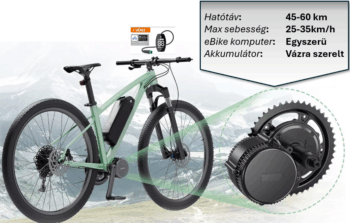 Középmotoros "LIGHT" példa összeállítás - eBike kategória